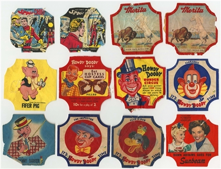 1950s Bread Labels Collection (40) Plus Albums (6) and Loaf Wrapper